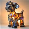 XWNGDAFEVF 3D Lampada da tavolo Carino Nuovo serie cani Decorazione della casa Resina Piano da tavolo USB Luce notturna Compagnia fedele Illuminazione, Schnauzer
