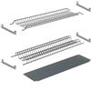 AERREGI KIT SCOLAPIATTI IN METALLO CON VASCHETTA RACCOGLIGOCCE E QUATTRO SUPPORTI DI FISSAGGIO LATERALE | SCOLAPIATTI NERO ARDESIA DI ALTA QUALITA' | PER PENSILI DA 60-80-90 cm (76 cm per pensili da 80 cm)