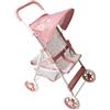 MUÑECAS ARIAS Passeggino pieghevole per bambole ELEGANCE 33X51,5X55,5CM