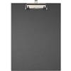 Exacompta 17291E Porta blocco in carta patinata con clip e sistema di fissaggio a parete Formato 23 cm x 32 cm per documenti in formato A4 in colore nero.