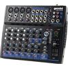 MIXER AUDIO ANALOGICO SOUND GEM 12USB 12 CANALI COMPATTO CON 4 INGRESSI MICROFON