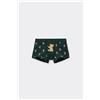 Intimissimi Boxer In Cotone Superior Stampa Orso Bambino Verde