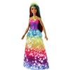Barbie Dreamtopia, Bambola Principessa con Ciocca Turchese, 30,5 cm, Giocattolo per Bambini 3+ Anni,GJK14