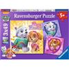 Ravensburger 08008 Puzzle 3x49 pezzi Paw Patrol