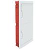ETTROIT Centralino elettrico ETTROIT da incasso, 72 moduli DIN, IP40, con portello cieco grigio RAL 7030