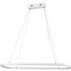 V-TAC Lampadario LED a Sospensione 24W in Metallo Colore Bianco 80x20x100cm 3000K