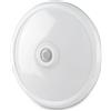 V-TAC Plafoniera LED Chip Samsung Rotonda 12W con Sensore PIR Colore Bianco 6400K