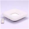 V-TAC Plafoniera LED quadrata V-TAC VT-7309, dimmerabile con telecomando, bianca