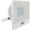 V-TAC Faro LED Chip Samsung 30W con Sensore PIR Colore Bianco 6500K IP65