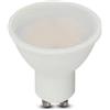 V-TAC Faretto LED Chip CREE GU10 10W 100 gradi Copertura Satinata 3000K