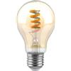 V-TAC Lampadina LED E27 4W 100LM/W A60 Filamento a Spirale Ambrato 1800K