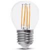 V-TAC Lampadina LED E27 6W 130LM/W G45 Filamento 6400K