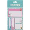 safta SNOOPY - Blister con Post-Its, ideale per bambini in età scolare, comodo e versatile, qualità e resistenza,