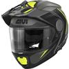 GIVI Casco Modulare GIVI X27 TOURER GRAPHIC - (Matt Titanium/Yellow)