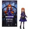 Monster High x Mercoledì Bambola Agnes DeMille | Bambola da collezione con trecce rosse, uniforme viola Nevermore Academy, accessori, supporto, JNJ92