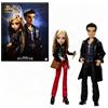 Monster High Skullector Buffy l'Ammazzavampiri set di 2 bambole | Confezione da 2 bambole Buffy e Angel con vestiti in similpelle e accessori come paletto e balestra, con supporti, JLL00