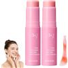 QEEROYO Collagen Volume Multi Balm Stick, Stick Coreano Calcio e Collagene, per Occhi, Labbra, Collo e Viso, 2Pcs