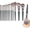 Generic Set di pennelli da trucco, kit applicatore cosmetico, 17,5 x 2,5 x 2,5 cm, collezione di pennelli con setole morbide, design professionale di strumenti per il trucco, elegante stile di routine di