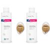 TIS farmaceutic PsoriTIS, Urea 10% Shampoo - Dermatite Seborroica, Cuoio Capelluto Incline alla Psoriasi, Eczema, Prurito, Forfora, Pelle Squamosa 120ml + Saponetta Latte di Mandorla 25g (Confezione da 2)