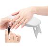 Generico Poggiabraccio per manicure, bracciolo per unghie - Poggiabraccio pieghevole per | Poggiamano pieghevole per unghie, per Strumento Cuscino per per scrivania da tavolo per tecnico d