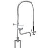 Doccia Inox biforo 1240 mm, monocomando con canna