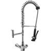 Doccia Klarco Shrink 600 mm nera con manopole, 360CN.R020