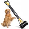 Artpet Paletta Raccogli Cacca Cani con Manico Lungo | Paletta da 80 cm pieghevole e robusta in colore giallo. Progettata per raccogliere le feci senza chinarsi.