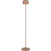 Eglo Lampada a stelo a energia solare Roccanova, a batteria, per interni ed | esterni, per soggiorno, dimmerabile in 3 livelli, in acciaio rosso, colore luce: bianco caldo, IP44