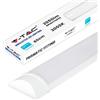 V-TAC Plafoniera LED Lineare da Soffitto 60 CM - 20W - Chip Samsung - Lampada Rettangolare 2050 Lumen IP20 per Parete, Garage, Negozio - Tubo LED - Luce 6500k Bianca Fredda