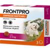 BOEHRINGER ING.ANIM.H.IT.SPA Antiparassitario Cani Frontpro 3 Compresse Masticabili 11,3mg Cani Da 2 A 4 Kg