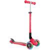 PROLUDIS Globber Monopattino Primo Pieghevole con Luci Rosso