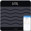 Homebuds 300kg Smart Bilancia Pesapersone Digitale Alta Precisione 0,05kg | Fabbrica Professionale Dal 2001 Bilancia Pesa Persone BMI Tramite APP, Vetro Temperato Antiscivolo 8 mm 315*315mm, LED, Nero