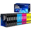 Ondula 15 Pezzi 16XL Cartucce d'inchiostro Compatibili per Epson 16XL 16 XL per Workforce WF-2510 WF-2630 WF-2650 WF-2760 WF-2530 WF-2520 WF-2540 WF-2750 WF-2660