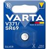 Varta 225 V371 / SR69 - Batteria dell'orologio, 1,55V, 1er pack | confezione a prova di bambino, tecnologia ossido d'argento, senza mercurio, per termometro, cardiofrequenzimetro