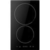 Amica KMI 751 100 C - Piano cottura a induzione automatico Domino, larghezza 30 cm, timer, TouchControl, senza cornice, funzione di mantenimento del calore, rilevamento della vittima