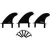 3Pcs Soft Top Surf Fin per tavola da surf e Stand Up Paddle Board