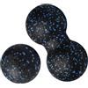 Xpieoyrm Pallina Massaggio Set, 1 Peanut Massage Ball e 1 Sfera Singola, Sfere per massaggio dei punti terapeutici per fisioterapia, Massaggio Profondo Per Rilassare, allevia il dolore muscolare