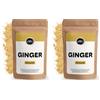 Spicy Welt Zenzero Macinato (250g) - Zenzero in Polvere per Biscotti, Tisane, Curry e Marinature | Gusto Fresco e Limonato | 100% Naturale, Senza Additivi (Confezione da 2)