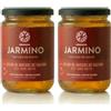 JARMINO brodo biologico di ossa da bovini (4x 350ml) | brodo di manzo da bovini da pascolo | acido ialuronico e collagene naturale | bone broth (Confezione da 2)