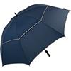 Impliva Falcone Ombrello classico, 140 cm, Blu (Blau)