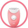 Braun Silk-épil 3 3-176 - Epilatore per depilazione a lunga durata, colore: Bianco/Rosa