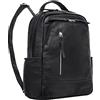 STILORD "Aiden" Zaino in Pelle Vintage Unisex Zaino Moderno per Donna e Uomo Daypack per Laptop da 13,3 pollici Lavoro Collegio Officio Vera Pelle Colore:nero