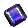 pregemicious 32.25 Ct Tanzanite Naturale Viola-Blu Ottagono Gemma Sfusa Certificata AGL