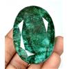 425.00 Ct Smeraldo Naturale Zambiano Verde Certificato AGL Gemma Ovale
