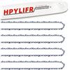 HPYLIFR Barra e catena per motosega Stihl da 50,8 cm, passo 1 cm, calibro 127 cm, 72 maglie, compatibile con Stihl 036, 028, 041, MS311, MS360, MS391, MS441, sostituisce Oregon 580123