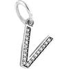 LES FOLIES DI PAOLA GRIECO Charm Lettera V Iniziale Nome Ciondolo Pendente in argento 925 - Les Folies per Pandora
