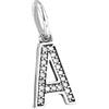 LES FOLIES DI PAOLA GRIECO Charm Lettera A Iniziale Nome in argento 925 - Les Folies per Pandora