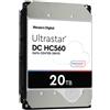 Western Digital WD Ultrastar DC HC560 - Disco rigido - 20TB - interno - 3,5" (8,9 cm) - SAS 12Gb/s - 7200 rpm - buffer: 512MB (0F38652)
