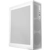 Lustrens Case per PC MicroATX, con protezione in mesh, alimentatore TFX da 500W, formato mini-torre sottile