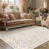 PureCozy Tappeto Salotto Moderno Rosa 160x230 cm Antiscivolo Carpet | Lavabile, Pelo Corto, Morbido, Floreale Interno Tappeti per Cucina, Camera, Ufficio, Bagno